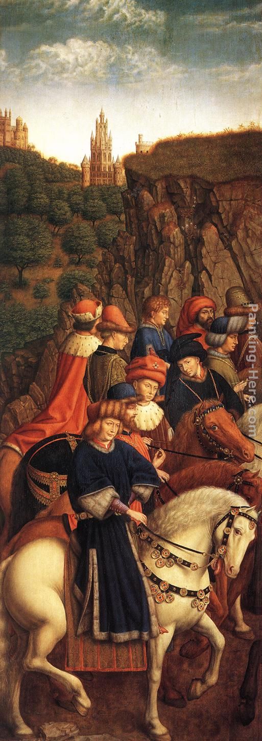 Jan van Eyck The Ghent Altarpiece The Just Judges